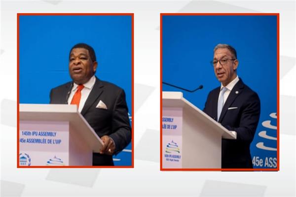 الاتحاد البرلماني الدولي يهنىء رئيس البرلمان العربي بإعادة انتخابه