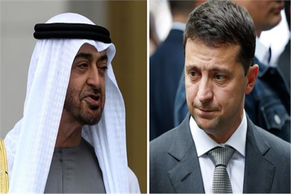 الرئيس الإماراتي يوكد لنظيره الأوكراني مواصلة جهود منع تفاقم الأزمة