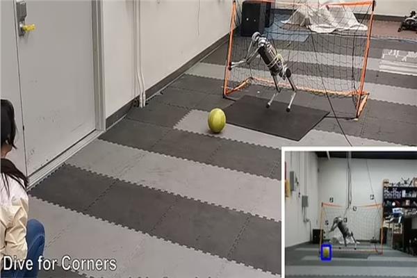 فيديو| تدريب روبوت ليصبح حارس مرمى 