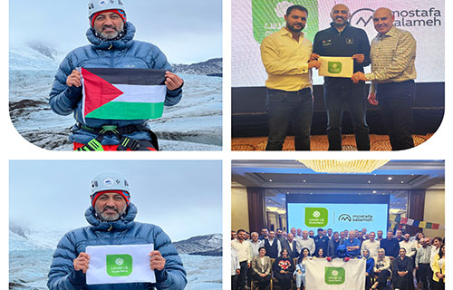 المغامر العالمي مصطفى سلامة سفيراً للعلامة التجارية لبنك القدس