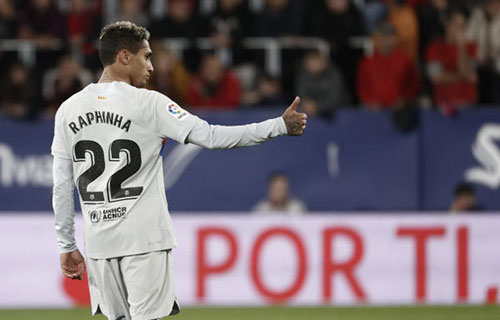 برشلونة يعزز صدارته للدوري الإسباني بنقاط أوساسونا