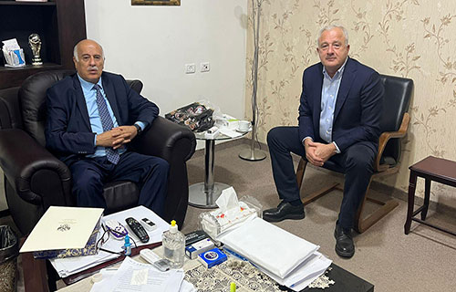 الفريق الرجوب يؤكد على أهمية زيارة رئيس الاتحاد الدولي للملاكمة لفلسطين