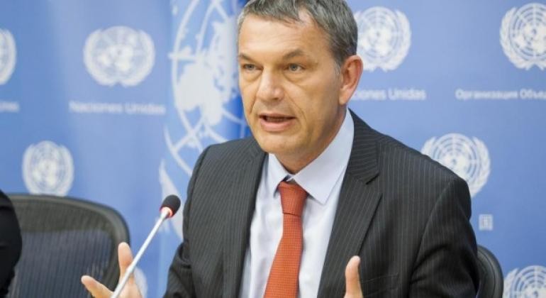 أعضاء من “تنفيذية المنظمة” يبحثون مع لازاريني احتياجات اللاجئين و”الأونروا”-الحياة الجديدة