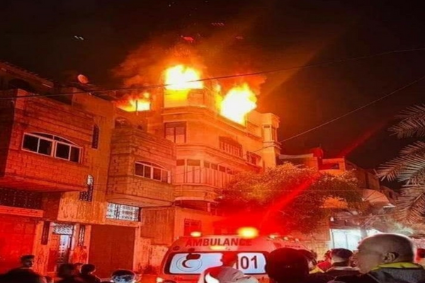 إسرائيليون يحتفون عبر وسائل التواصل الاجتماعي بكارثة حريق مخيم جباليا-الحياة الجديدة