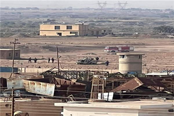 سقوط طائرة حربية تابعة للجيش العراقي بمدينة سامراء