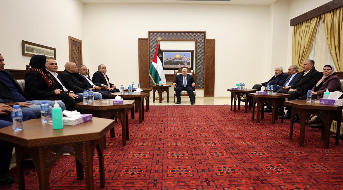 الرئيس يستقبل إقليم حركة “فتح” لمحافظة نابلس-الحياة الجديدة