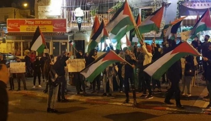 وقفة في حيفا تنديدا بجريمة إعدام الشهيد مفلح-الحياة الجديدة