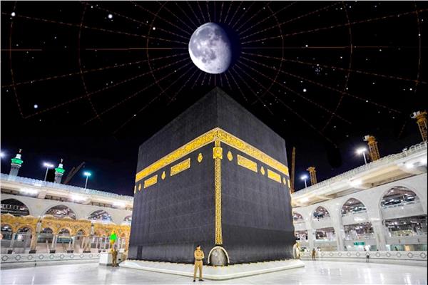 الثلاثاء.. التعامد الثاني والأخير للقمر على الكعبة المشرفة
