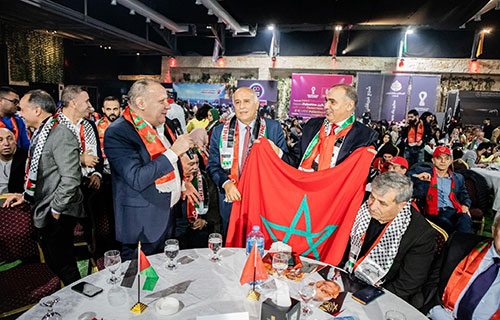 قاعة الشقيري تحتضن فعالية مؤازرة المغرب