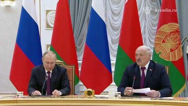 بوتين في بيلاروسيا.. ومخاوف في كييف من هجوم مشترك