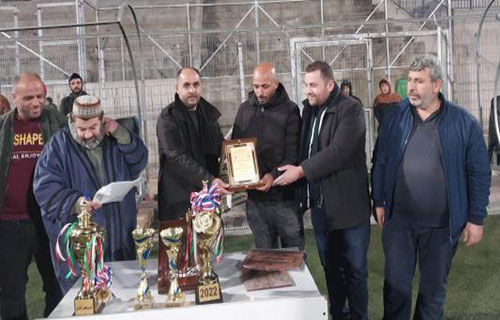 الرماضين يتوج بكأس بطولة الشهيد أحمد دراغمة