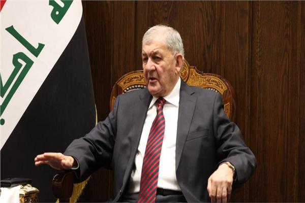 الرئيس العراقى يؤكد أهمية الحوار الجاد لحل المشاكل العالقة مع إقليم كردستان