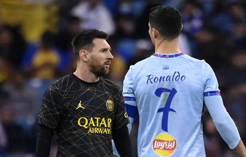 ميسي يتفوق على رونالدو في منازلة سان جيرمان ونجوم الهلال والنصر