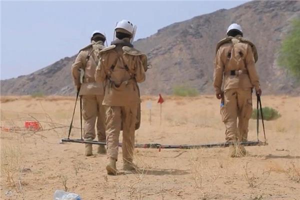 مركز الملك سلمان للإغاثة ينزع 1045 لغمًا في اليمن خلال أسبوع
