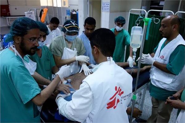 استقبال 4 مصابين بينهم 3 أطفال بانفجار لغم أرضي في تعز جنوبي اليمن‎‎