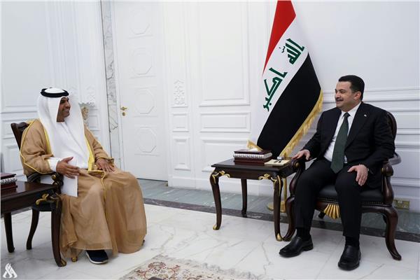 رئيس الوزراء العراقي يتسلم رسالة خطية من محمد بن زايد