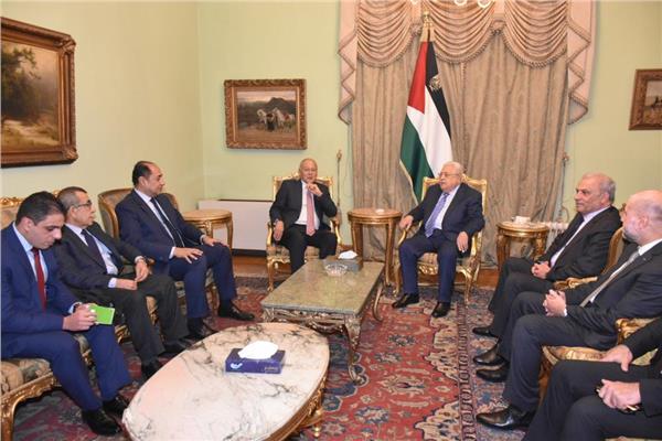 محمود عباس يبحث مع أبو الغيط اللمسات الأخيرة لمؤتمر القدس