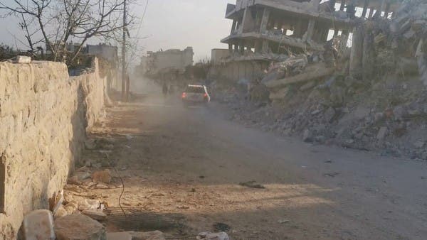 كاميرا العربية توثق حجم الدمار في مدينة جنديرس السورية