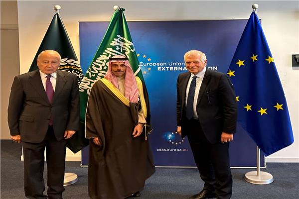 أبو الغيط يُشارك في اجتماع مع السعودية والاتحاد الأوروبي لإحياء جهود السلام