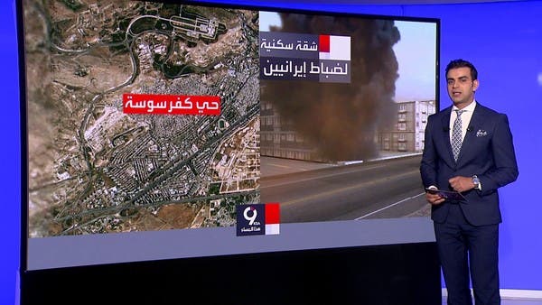 مقتل 15 إيرانيا بينهم ضابطان بقصف إسرائيلي استهدف دمشق