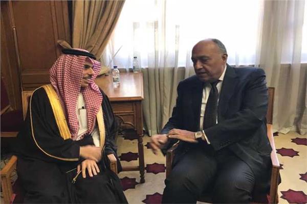 وزير الخارجية يلتقي نظيره السعودي 
