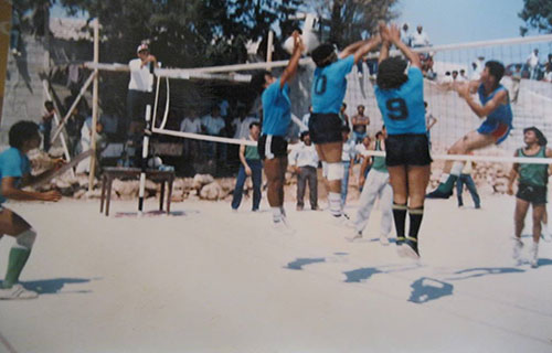 رحيل لاعب جيوس بالكرة الطائرة السابق صالح القدومي