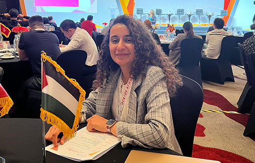 ديالا شاهين تمثل لجنة الرياضيين في منتدى المجلس الآسيوي