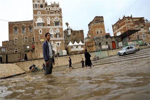 تضرر 9 آلاف أسرة من السيول في مأرب باليمن
