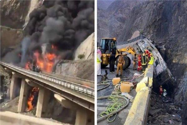 ننشر جنسيات المعتمرين المصابين والمتوفين بحادث «عقبة شعار»