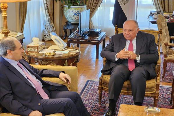 الزيارة الأولى منذ عقد.. المقداد في القاهرة ولقاء يعود بالنفع لمصلحة البلدين