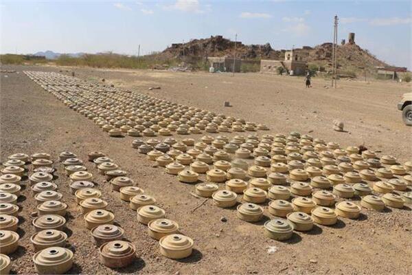 مشروع «مسام» ينزع 816 لغمًا في اليمن خلال أسبوع