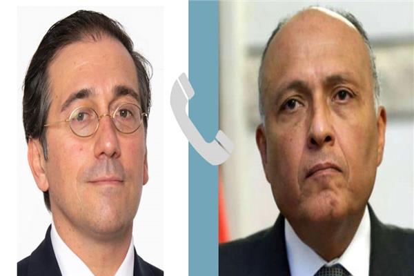 وزير الخارجية يتلقى اتصالاً هاتفياً من نظيره الإسباني