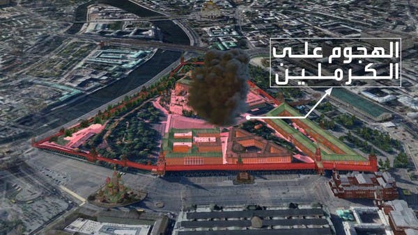 تفاصيل جديدة حول الهجوم الذي استهدف الرئيس الروسي بوتين بمقره بالكرملين