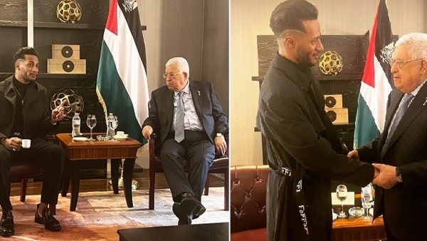 شاهد محمد رمضان والرئيس الفلسطيني في ذكرى النكبة بالأمم المتحدة