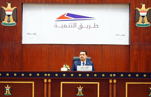 العراق يعلن مشروع “طريق التنمية” للربط البري بين دول الخليج وتركيا