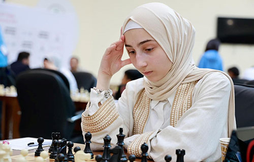 تقوى الحموري نجمة فلسطينية تتلألأ في سماء الشطرنج