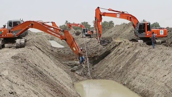 الحكومة العراقية تزيل التجاوزات على الأنهار لتوفير مياه الشرب