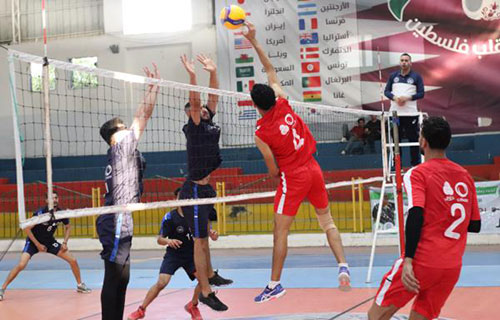 انتصاران لقطبي جباليا بدوري جوّال لكرة الطائرة