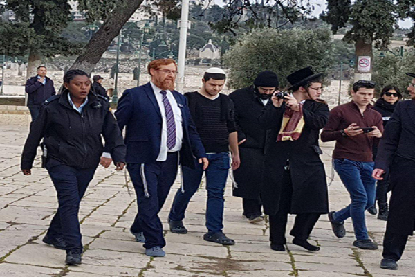 المتطرف “غليك” يقود اقتحام المستوطنين للمسجد الأقصى-الحياة الجديدة