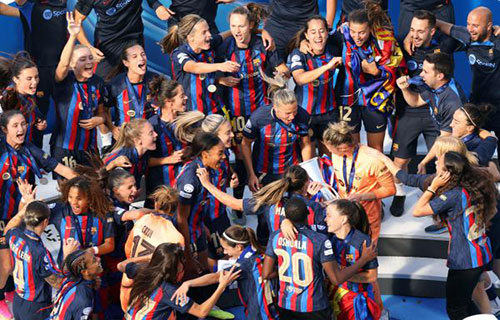 برشلونة يتوج بلقب دوري أبطال أوروبا للسيدات
