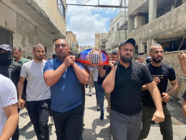 موكب مهيب في وداع الشهيد أمجد الجعص في جنين-الحياة الجديدة