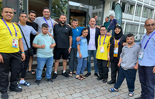 الرئيس يهنئ بفوز اللاعب “الزوربا” بالميدالية الذهبية في لعبة البوتشي