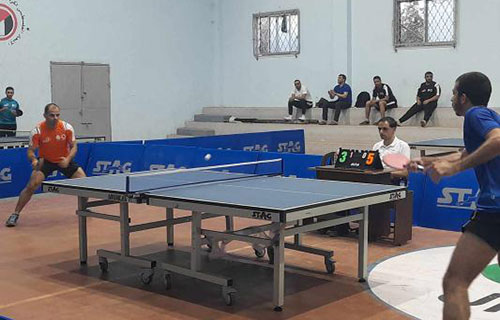 المجمع يعتلي صدارة دوري جوال لكرة الطاولة مؤقتاً