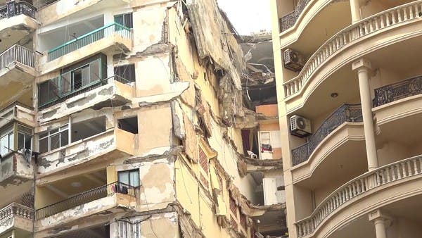 تضاؤل فرص العثور على ناجين تحت أنقاض عقار الإسكندرية المنهار