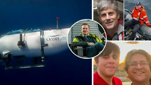 شاهد نقل أشلاء بشرية مع حطام الغواصة المنكوبة قرب تيتانيك
