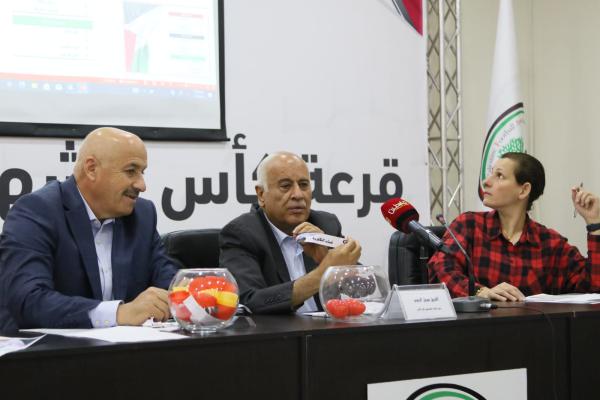 الفريق جبريل الرجوب يحضر سحب قرعة كأس الشهيد أبو عمار