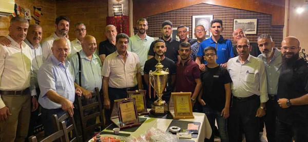 نادي القدس يُكرم فرسانه أبطال فلسطين بكرة الطاولة