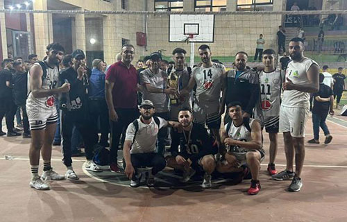 النزلة الشرقية تدهش ضيوفها بصاعقة الشهيد ثابت ثابت بالكرة الطائرة