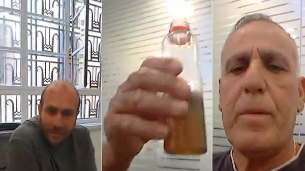 شاهد غاضباً اقتحم بنك مصر ولبنان واحتجز المدير حتى استعاد وديعته