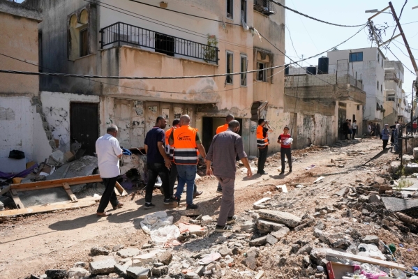 لجنة إعمار جنين ومخيمها تواصل عملها لحصر الأضرار-الحياة الجديدة